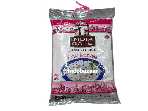 Basmati Rice India Gate Feast Rozzana 5kg