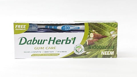 Dabur Toothpaste Neem 150g with Free Toothbrush