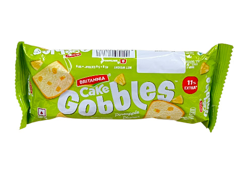 Britannia Cake Gobbles Pineapple 75g
