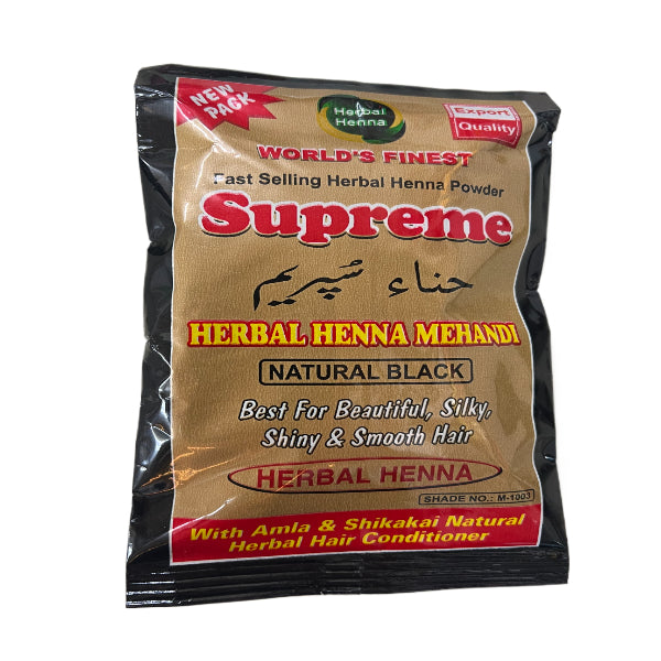 Supreme Herbal Henna Mehndi Black 150g