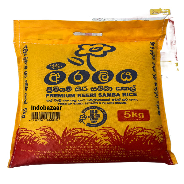 Keeri Rice Premium Keeri Samba Rice 5kg Sri Lanka – Indobazaar Shop