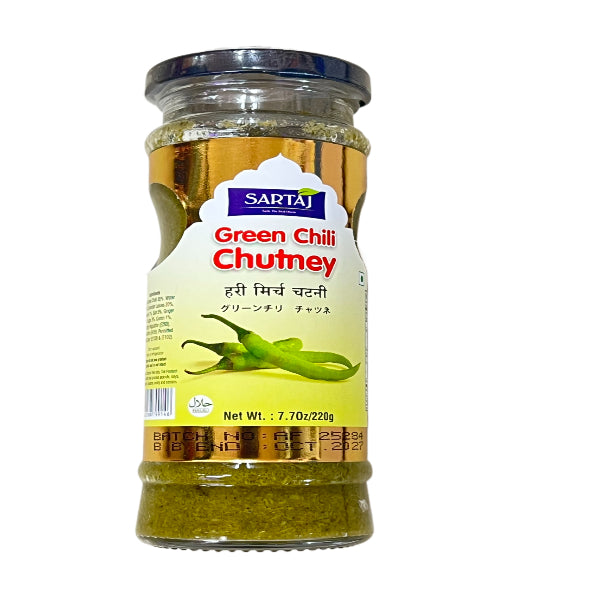 Sartaj Green Chilli Chutney 220g