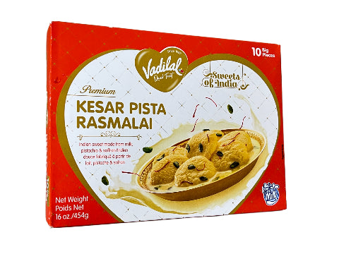 Vadilal Kesar Pista Rasmalai 450g