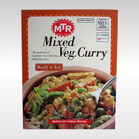 MTR ready to eat Mixed Veg. Curry