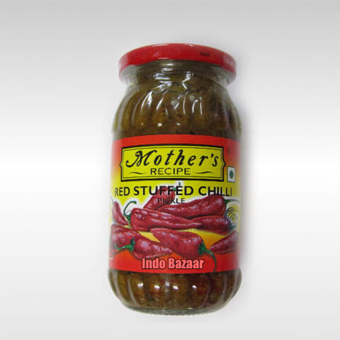 Mother’ Red Stuffed Chilli Pickle 500g