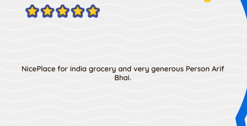 India Grocery with Generous Service